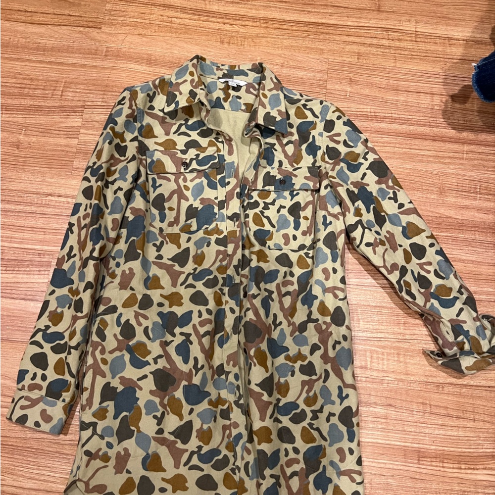 Llbean cameo shirt jacket